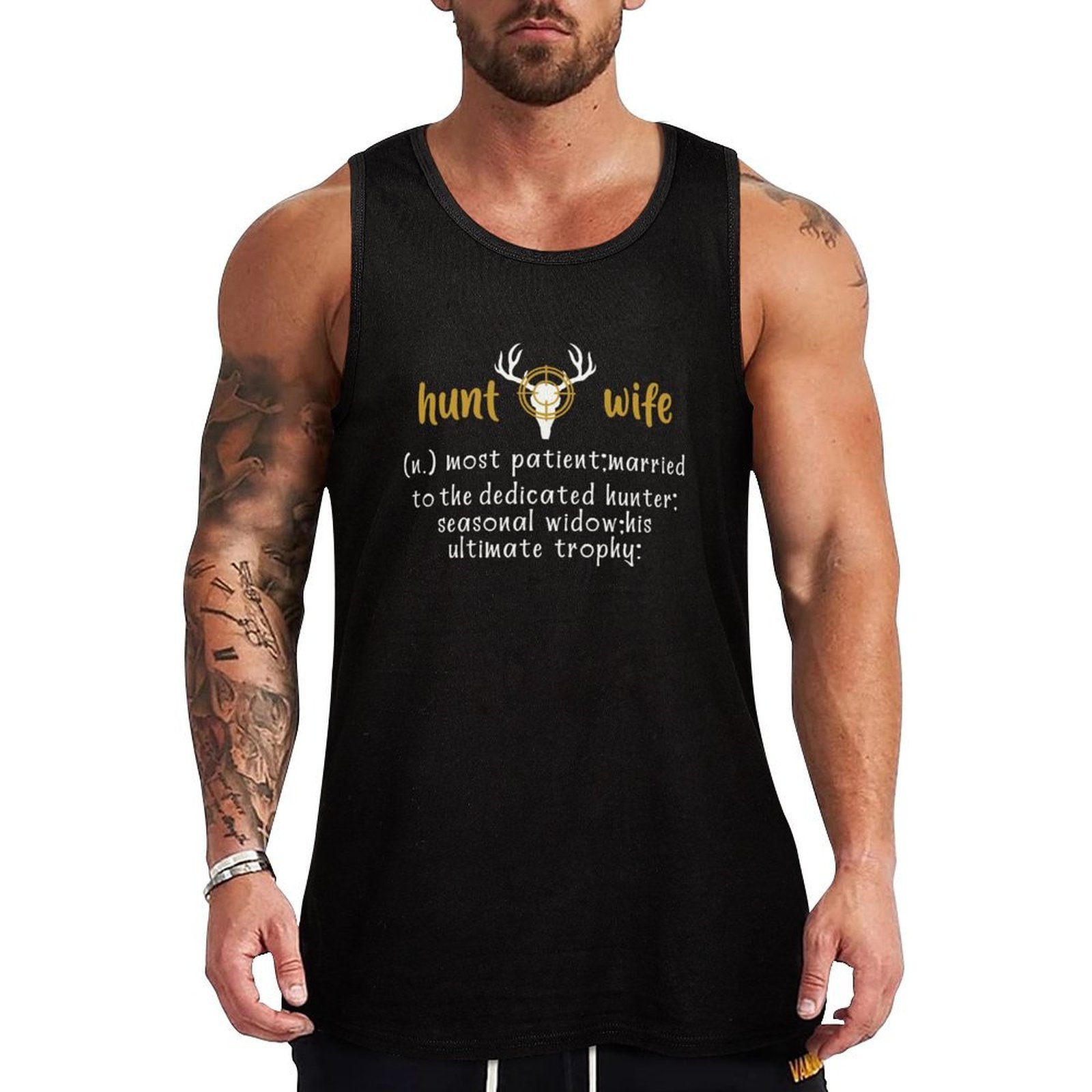 Hunting Outdoor Rug - Hunting Wife Shirt Tank Top Outdoor