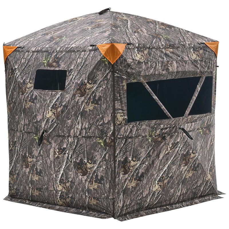 Hunting Outdoors - Portable Camouflage Enclosure 100x100x80 inches For