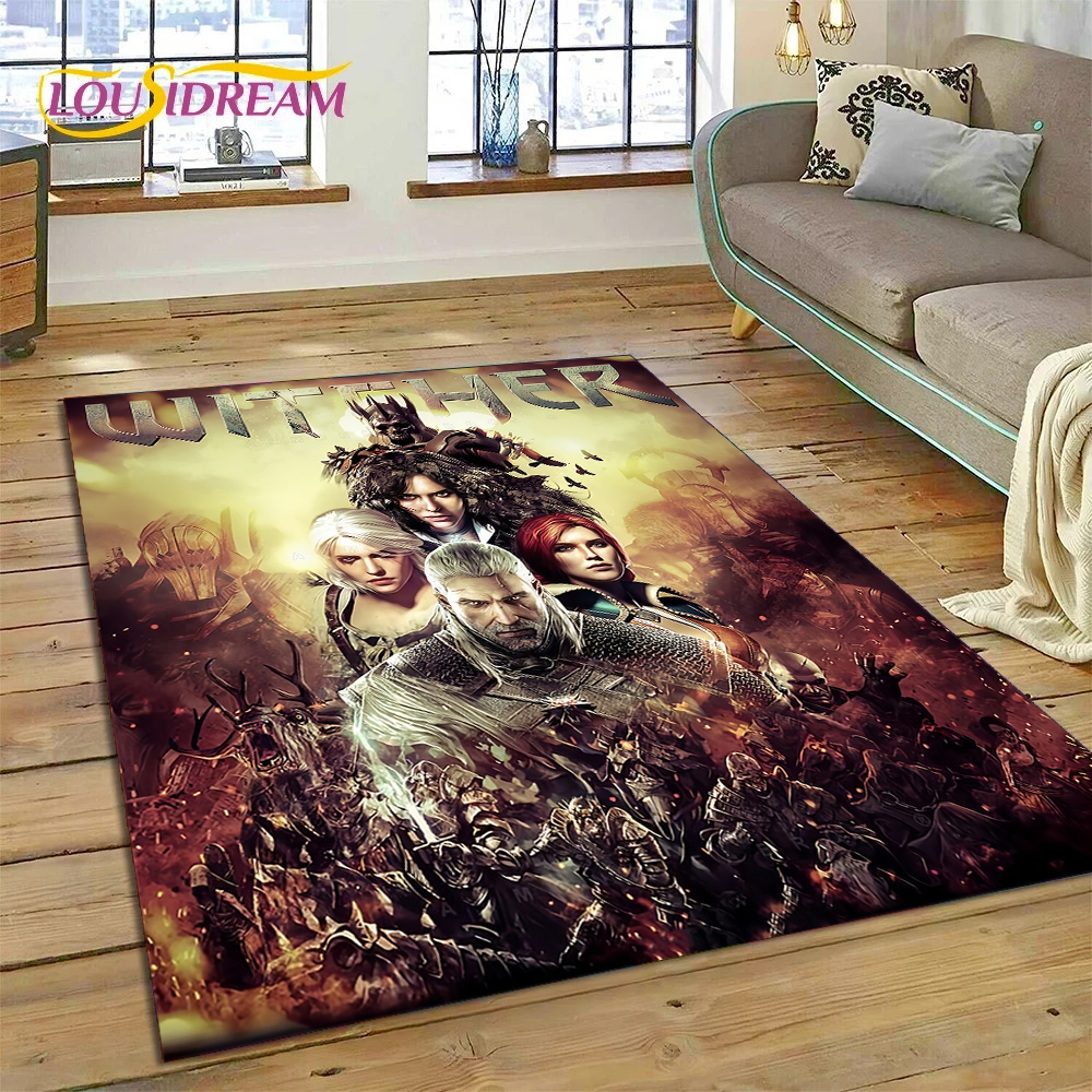 Hunting Outdoor Rug - 3D The W-Witcher 3 Game Wild