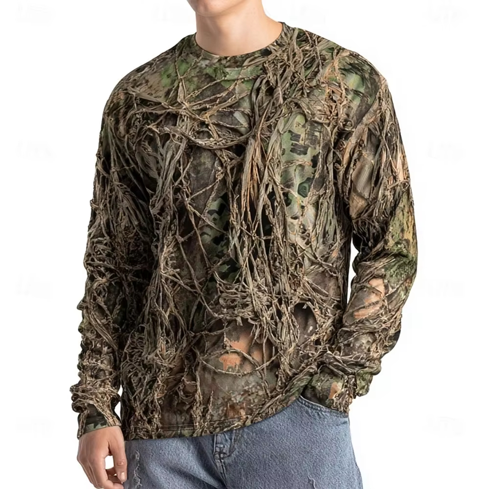 Men's Camo Animal Print Long S - Hunting Outdoors 리뷰 및 가격