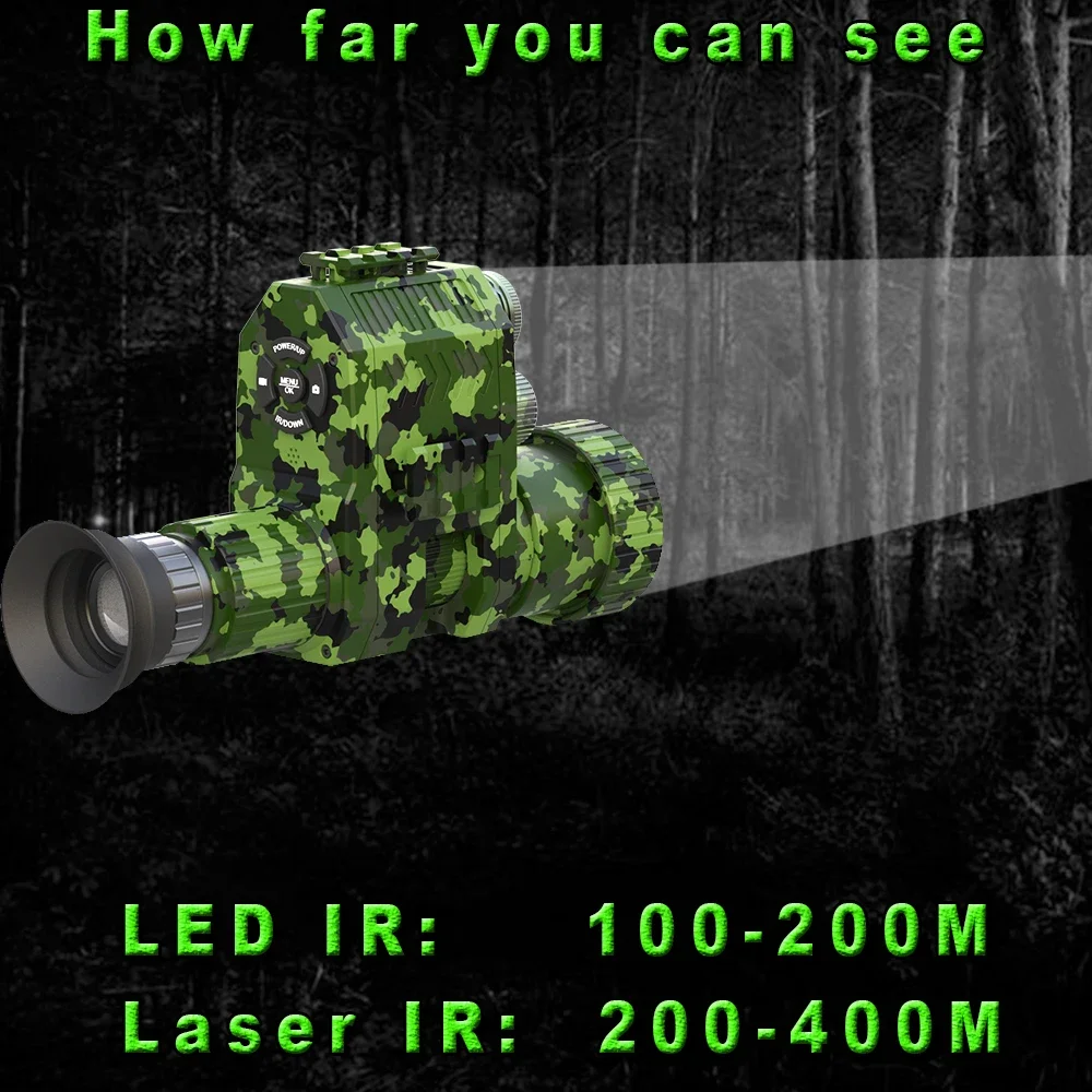 Megaorei NK007plus 200-400M Mo - Outdoor Hunting Digital Night Vision 리뷰 및 가격