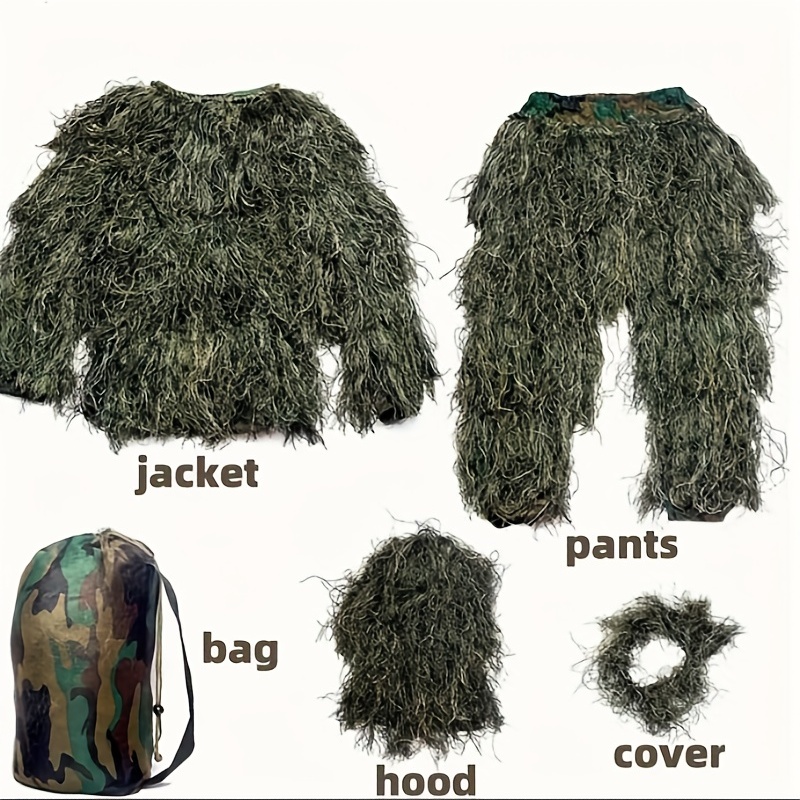 5-in-1 Camouflage Ghillie Suit - Outdoor Hunting Photography 리뷰 및 가격