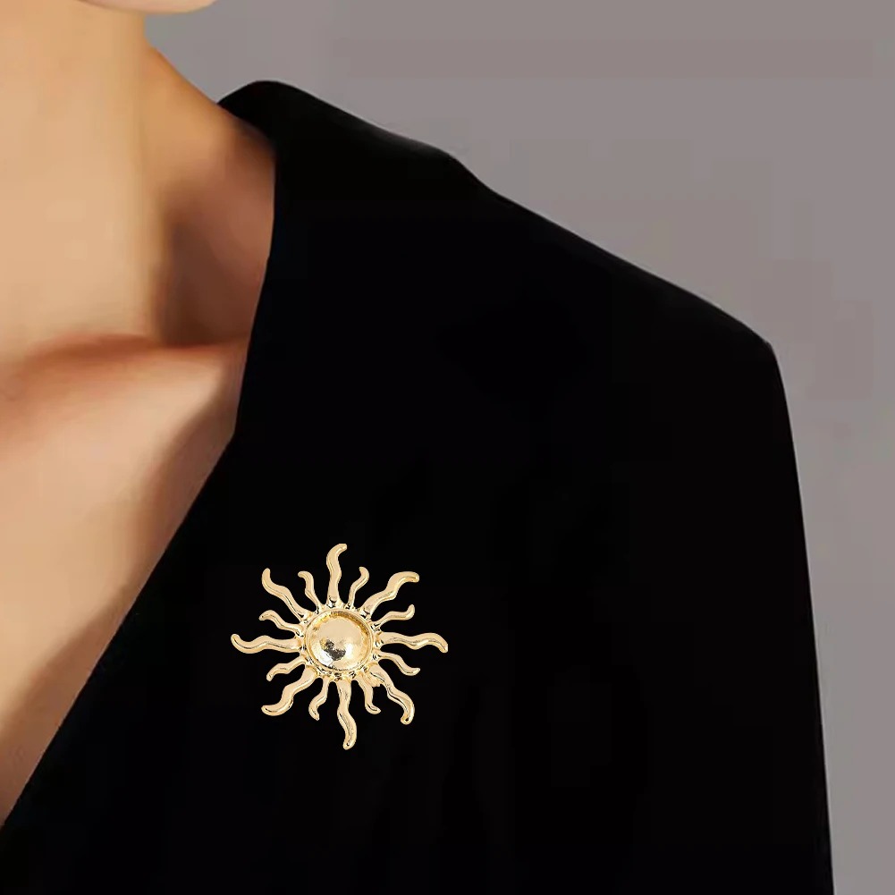Sunburst Flower Alloy Brooch R - Hunting Outdoor Rug 리뷰 및 가격