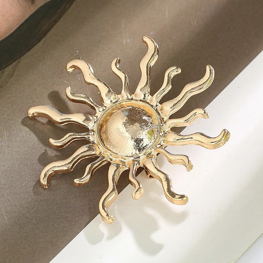 Sunburst Flower Alloy Brooch R - Hunting Outdoor Rug 리뷰 및 가격