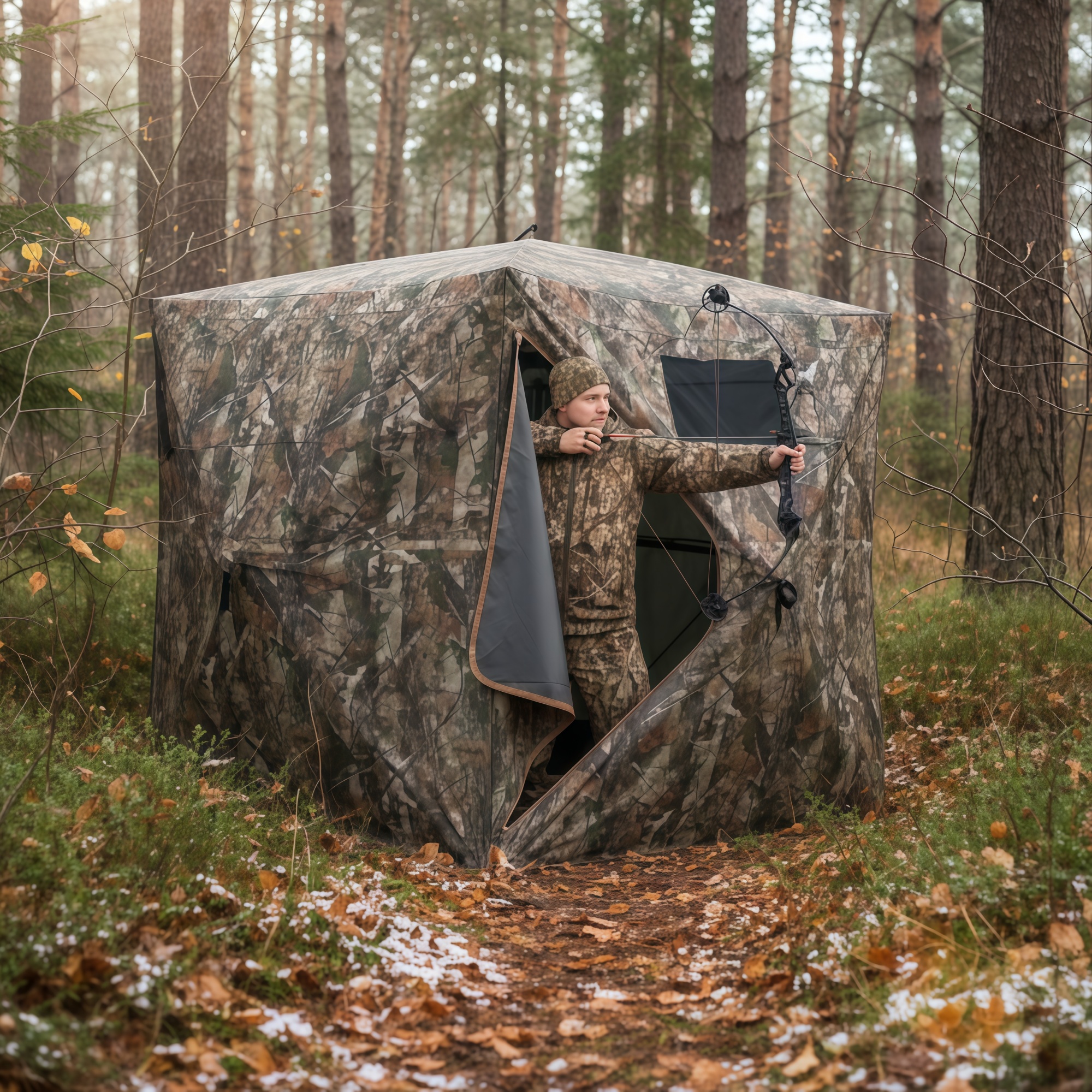 Camouflage Pop-Up Hunting Blin - Hunting Outdoors 리뷰 및 가격