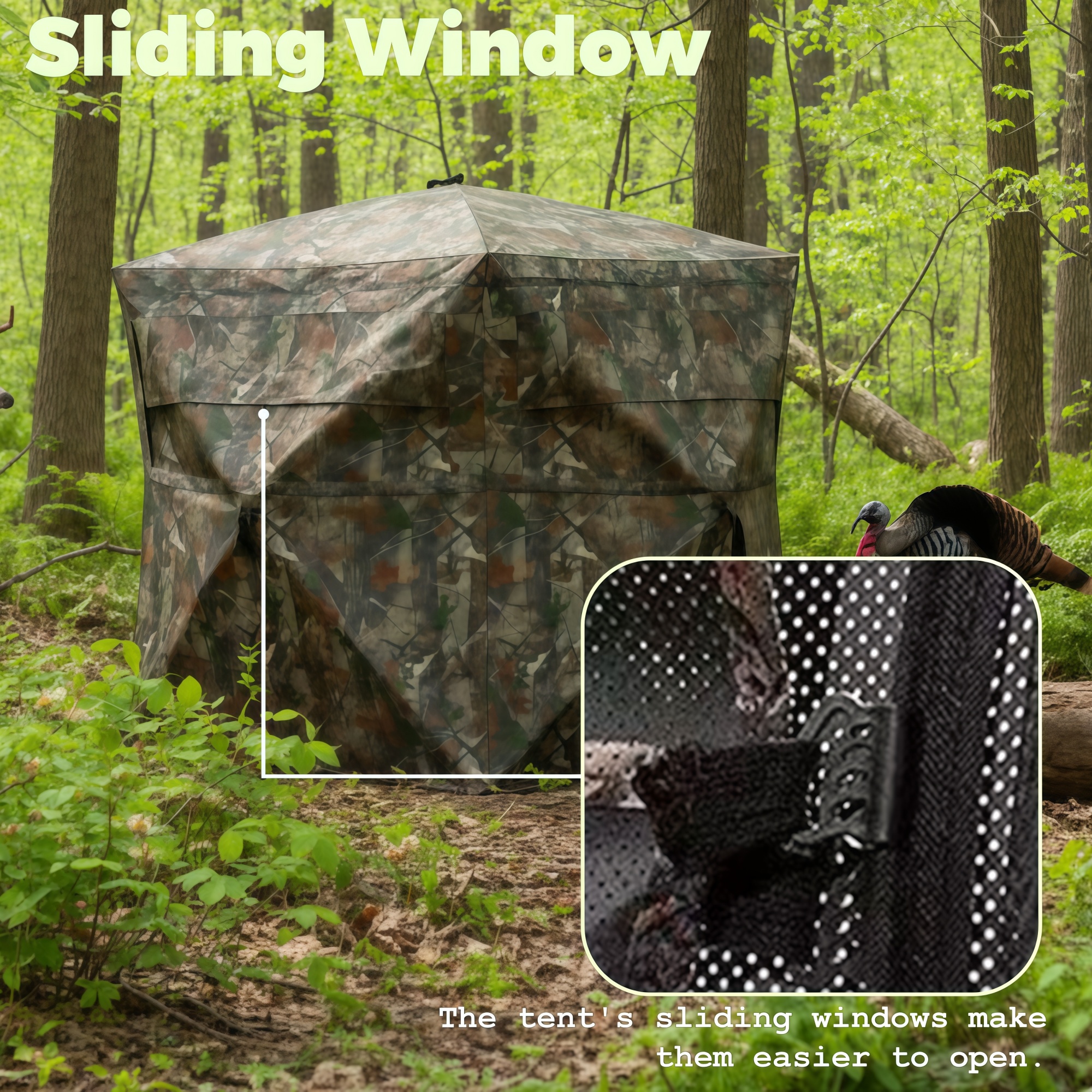 Camouflage Pop-Up Hunting Blin - Hunting Outdoors 리뷰 및 가격