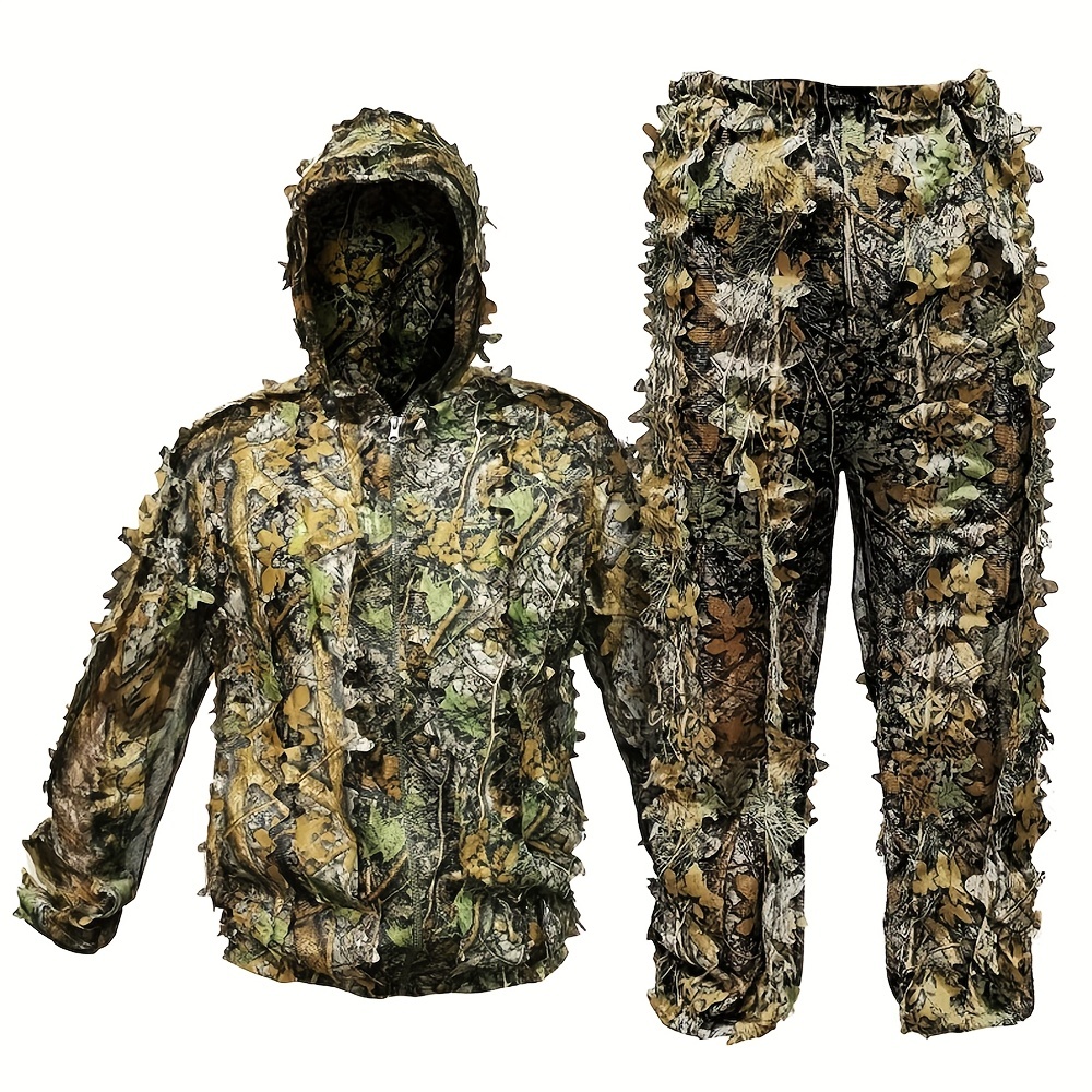 Hunting Suit Jungle Leaves Lig - Outdoor Hunting Photography 리뷰 및 가격