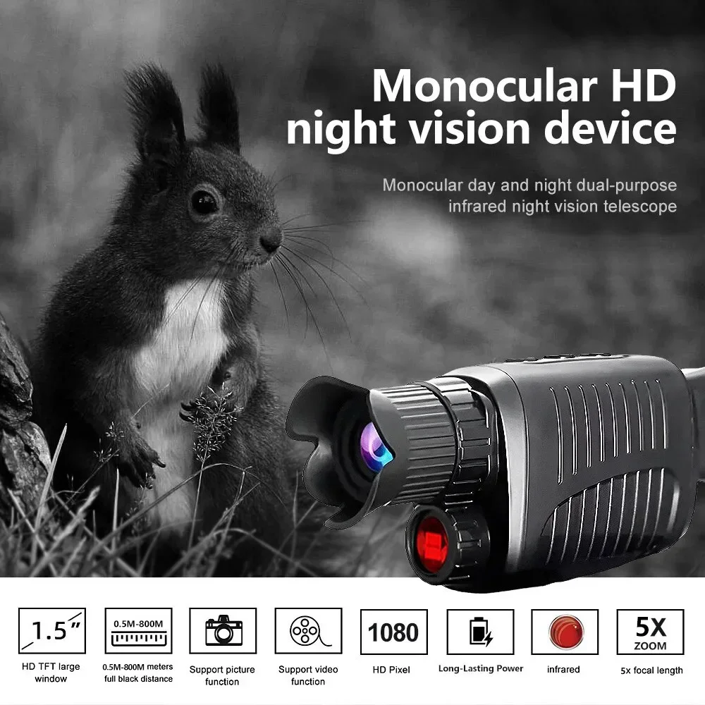1080P HD Monocular Night Visio - Hunting Outdoor Day 리뷰 및 가격