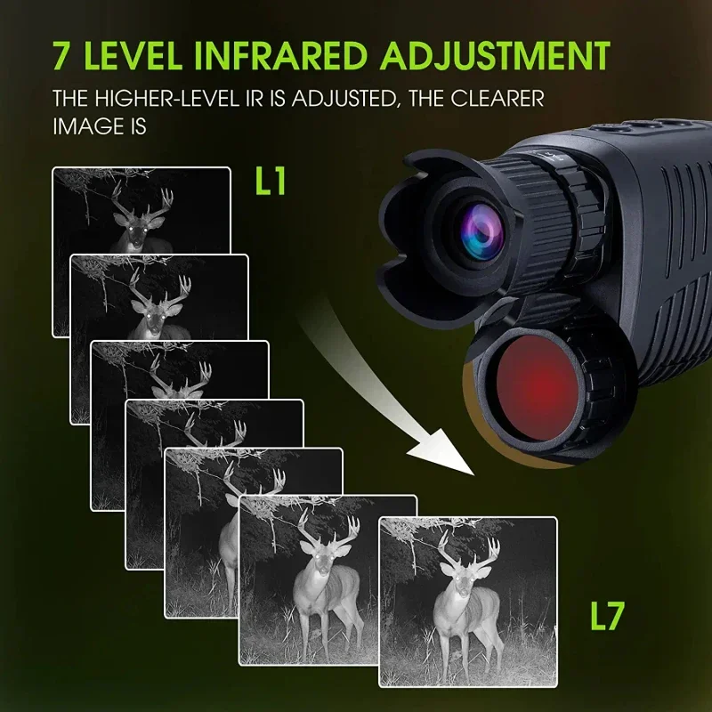 1080P HD Monocular Night Visio - Hunting Outdoor Day 리뷰 및 가격