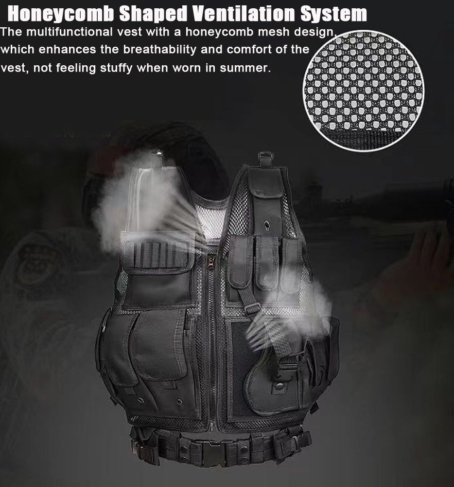 Adjustable Molle Tactical Vest - Hunting Outdoor Game 리뷰 및 가격