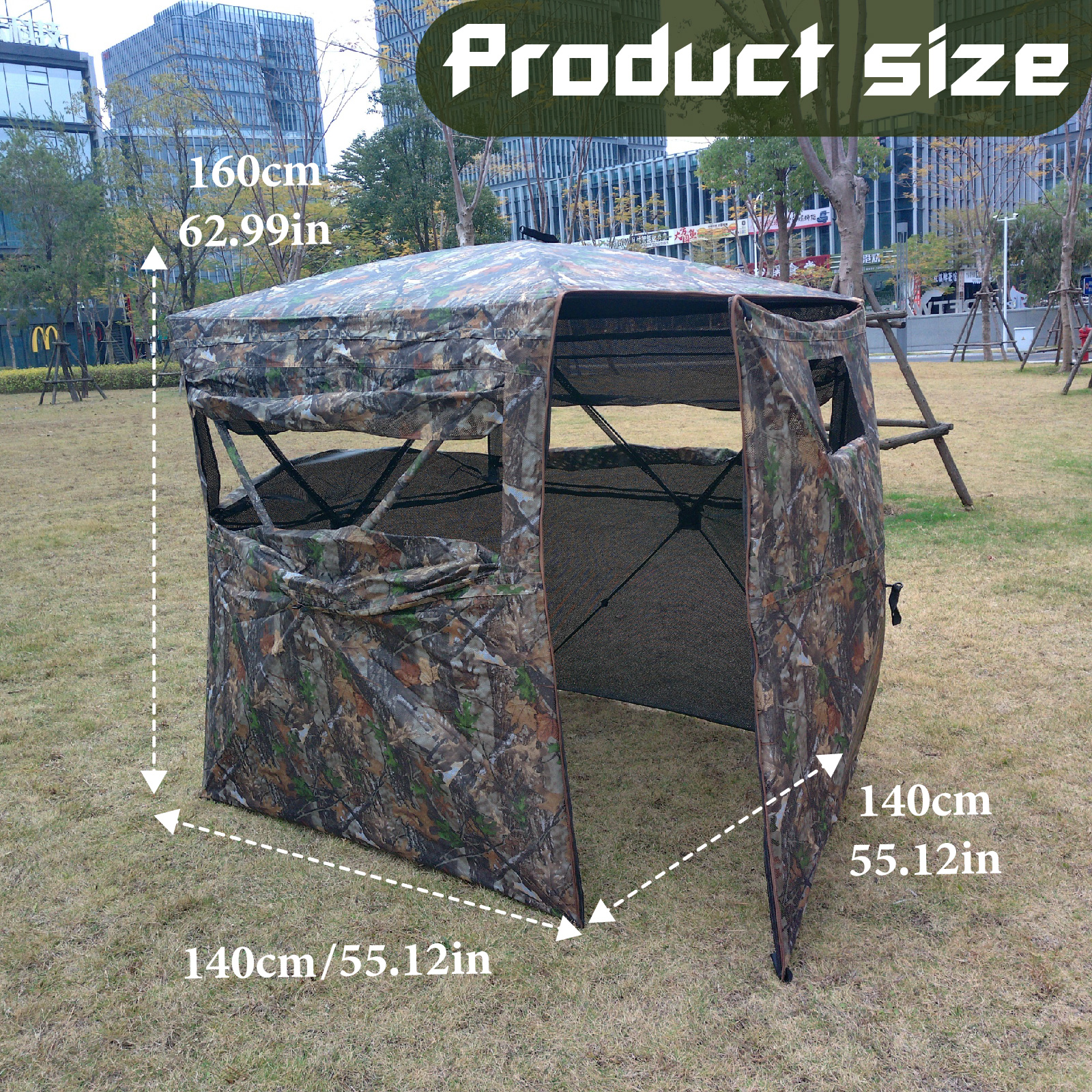 Camouflage Pop-Up Hunting Blin - Hunting Outdoors 리뷰 및 가격