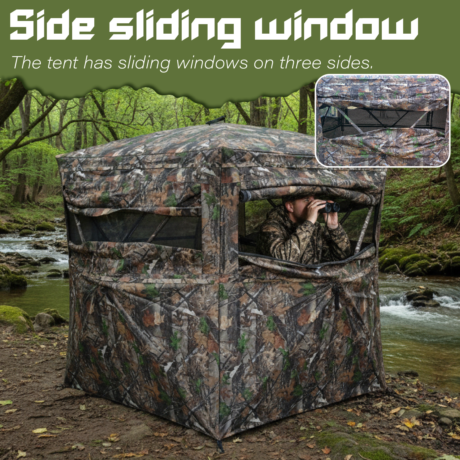 Camouflage Pop-Up Hunting Blin - Hunting Outdoors 리뷰 및 가격