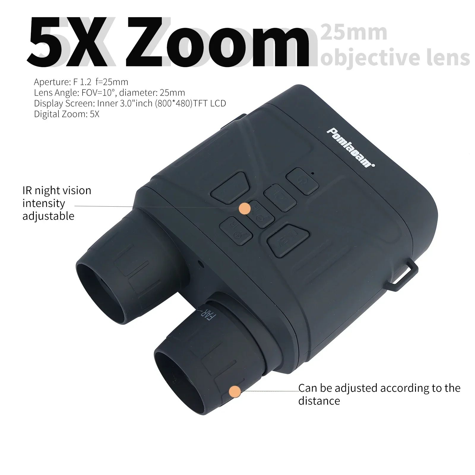 12 Megapixel Infrared Binocula - Outdoor Hunting Digital Night Vision 리뷰 및 가격