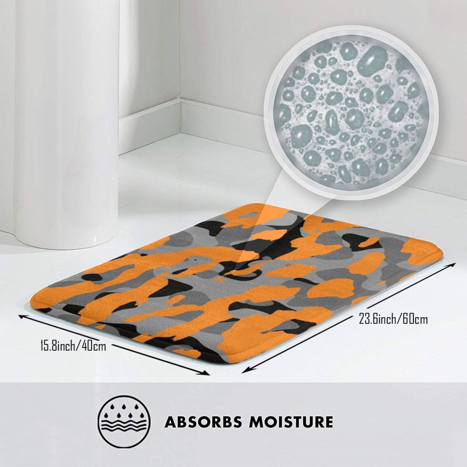 Orange Camo Mat Rug Carpet Ant - Hunting Outdoor Rug 리뷰 및 가격