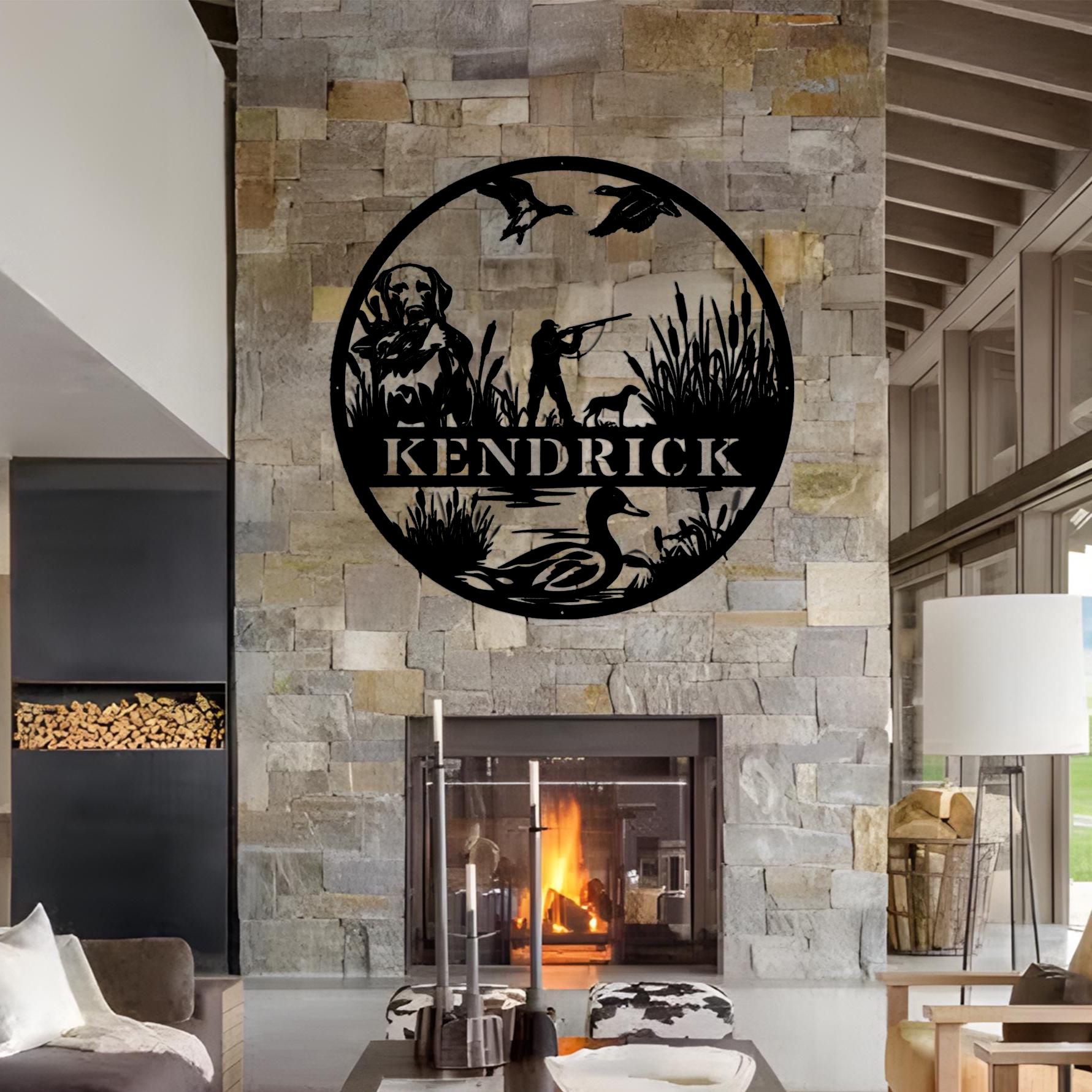 Custom Duck Hunting Metal Wall - Outdoor Hunting Lab 리뷰 및 가격