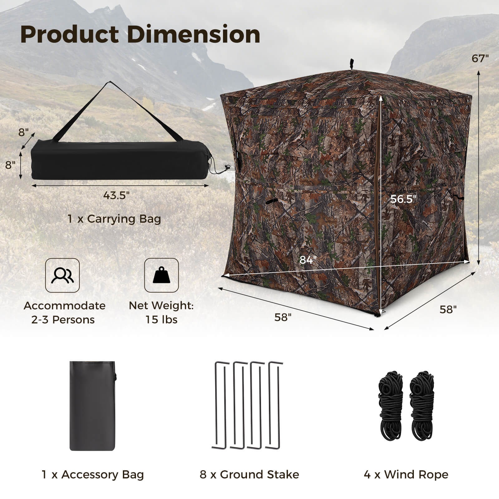 360 Degree One-Way See-Through - Hunting Outdoors 리뷰 및 가격