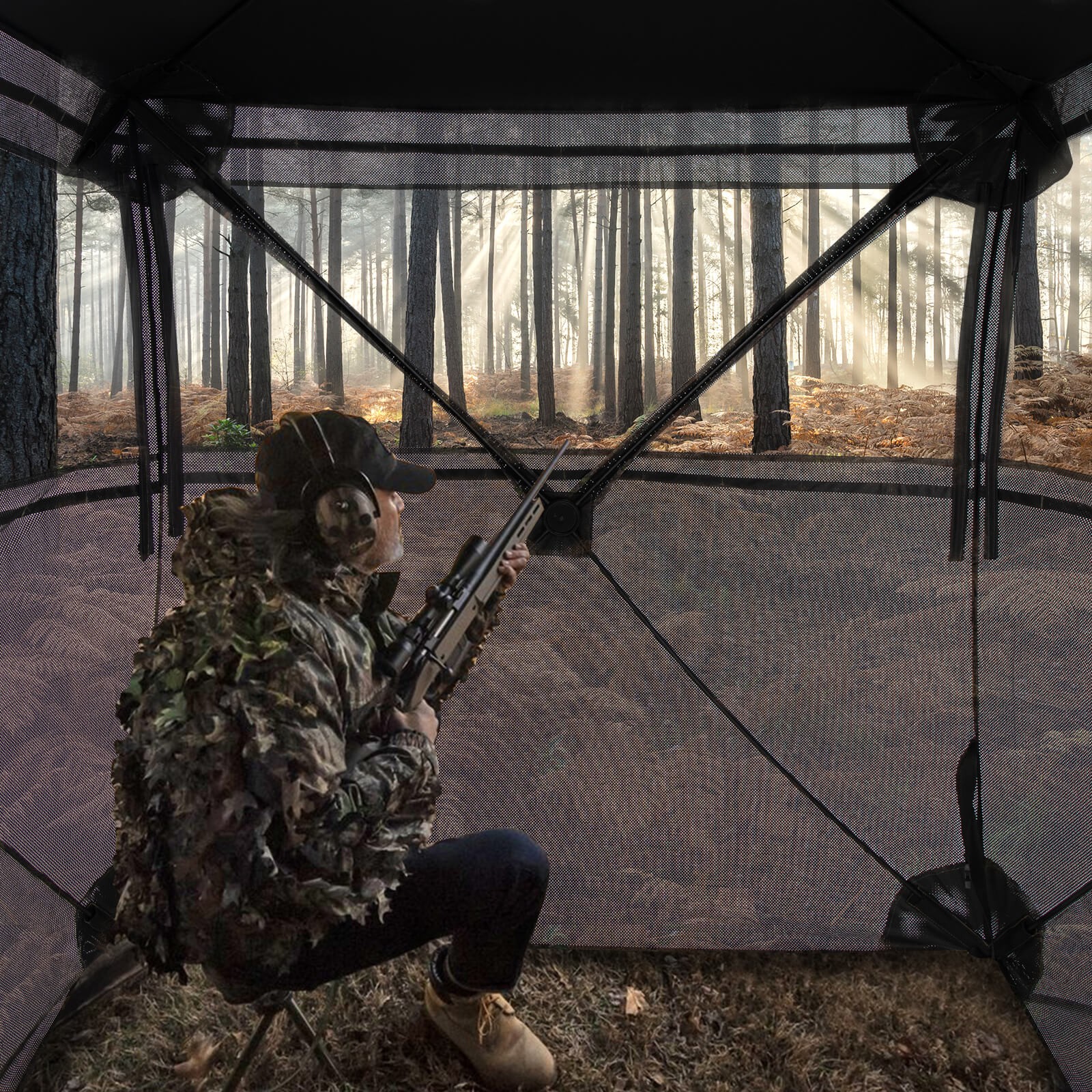 360 Degree One-Way See-Through - Hunting Outdoors 리뷰 및 가격
