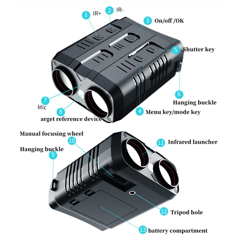 GROCE-N009 4K HD Binoculars Ni - Hunting Outdoor Day 리뷰 및 가격