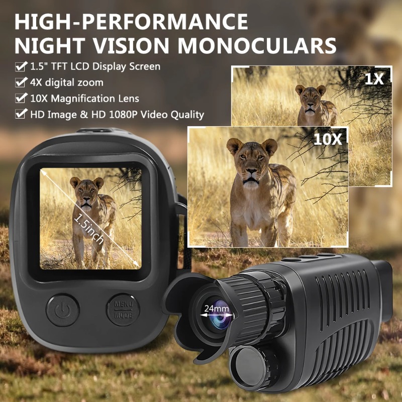 5X Zoom Digital Monocular Infr - Outdoor Hunting Digital Night Vision 리뷰 및 가격