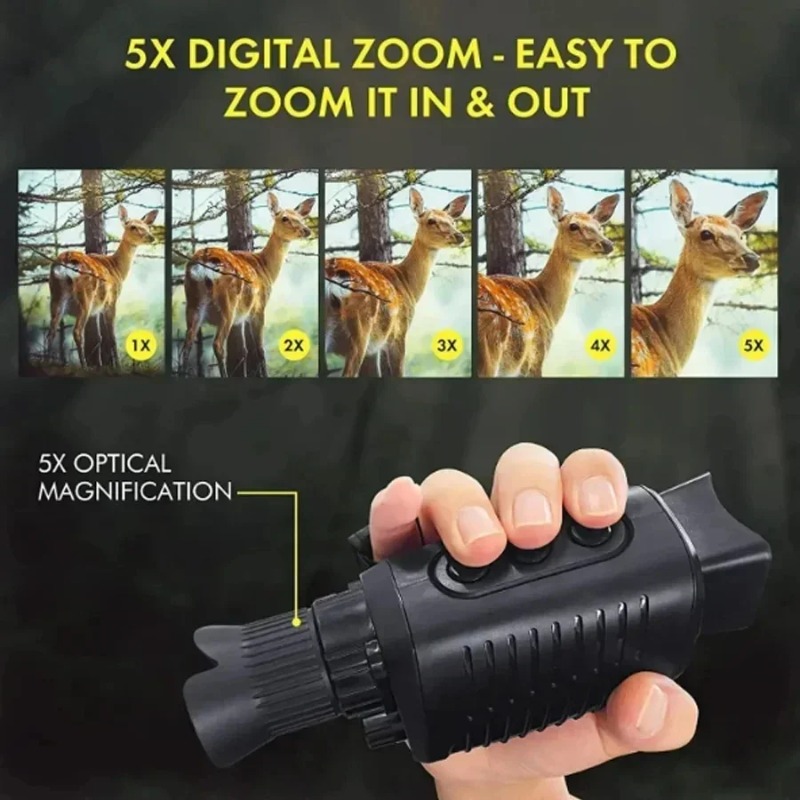 5X Zoom Digital Monocular Infr - Outdoor Hunting Digital Night Vision 리뷰 및 가격