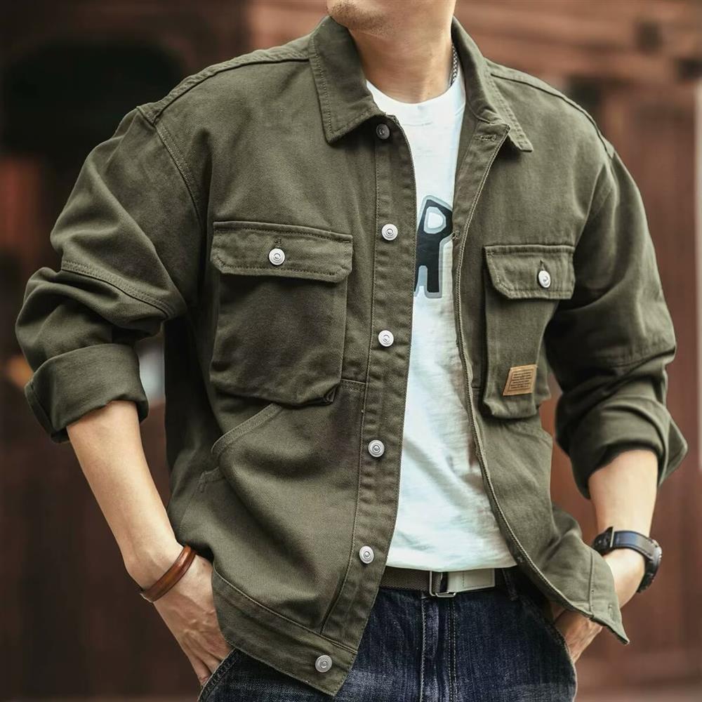 Retro American Denim Jacket Me - Hunting Outdoor Brands 리뷰 및 가격