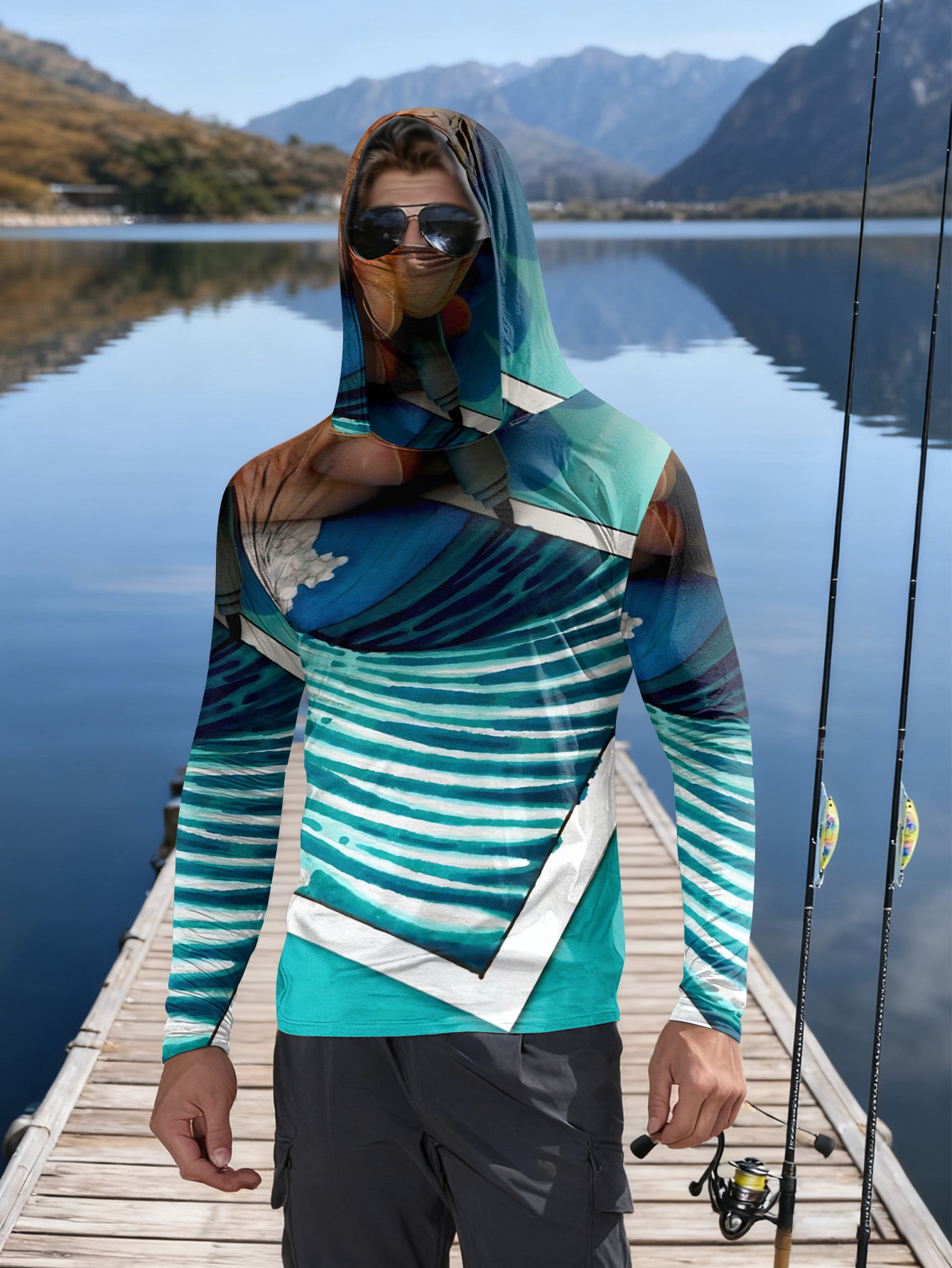 Fishing hooded sweatshirt men' - Hunting Outdoors 리뷰 및 가격