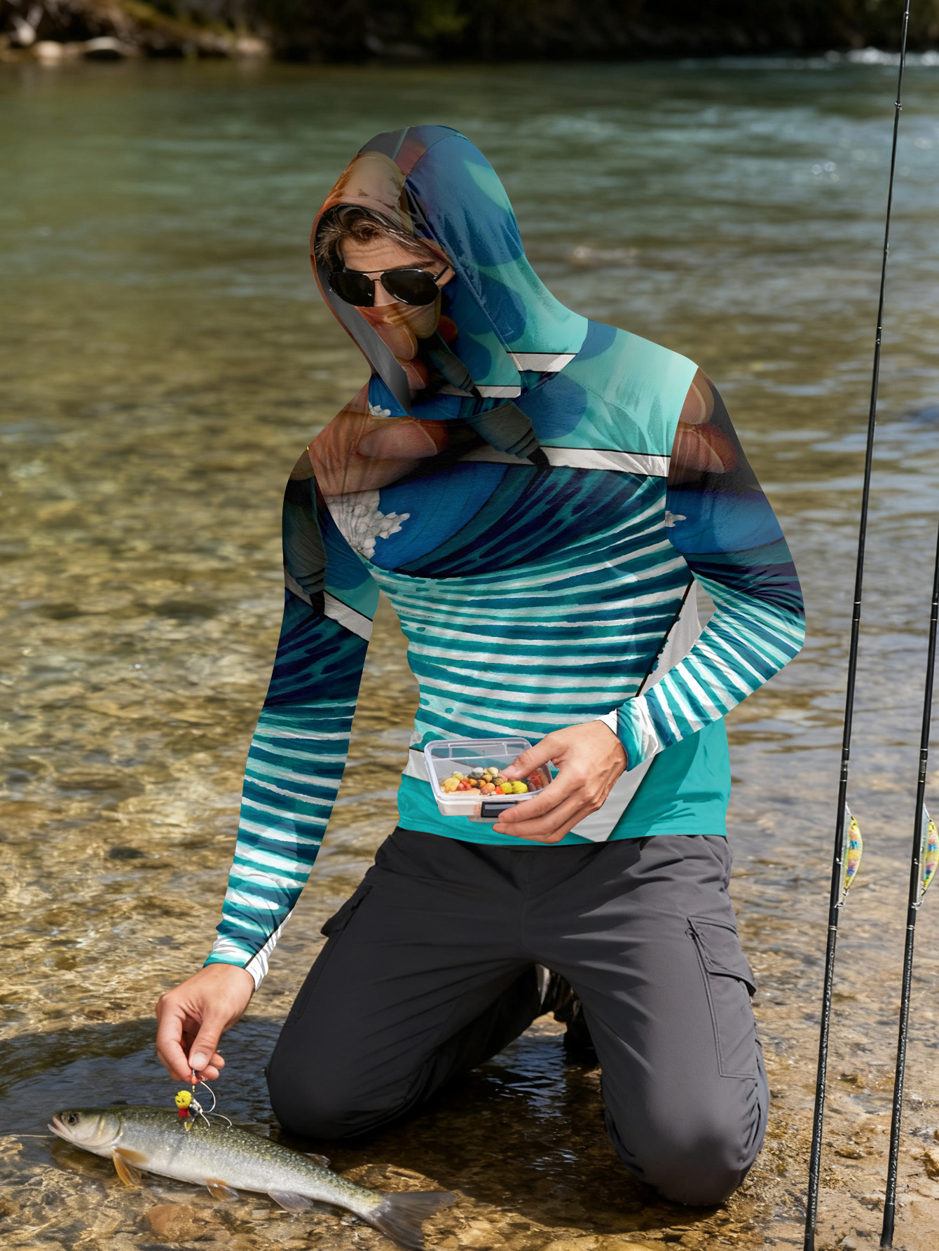 Fishing hooded sweatshirt men' - Hunting Outdoors 리뷰 및 가격