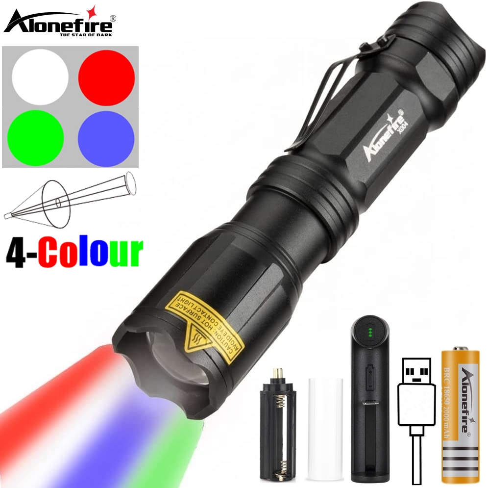 Zoom 4-Colour Light LED Flashl - Outdoor Hunting Photography 리뷰 및 가격