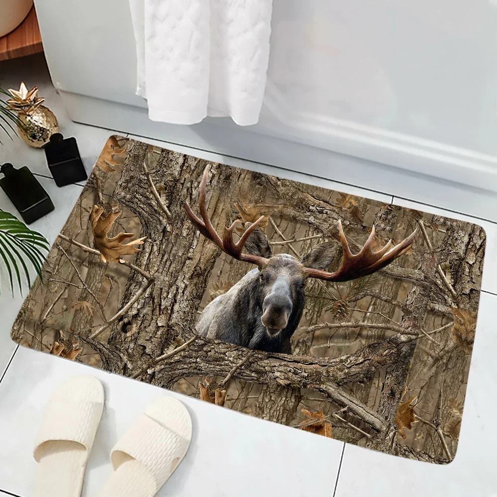 Camouflage Forest Boar Print D - Hunting Outdoor Rug 리뷰 및 가격