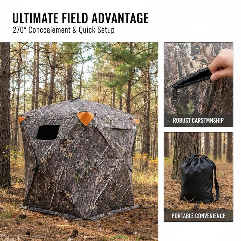 Ground Hunting Tent 60x60x66 I - Hunting Outdoors 리뷰 및 가격