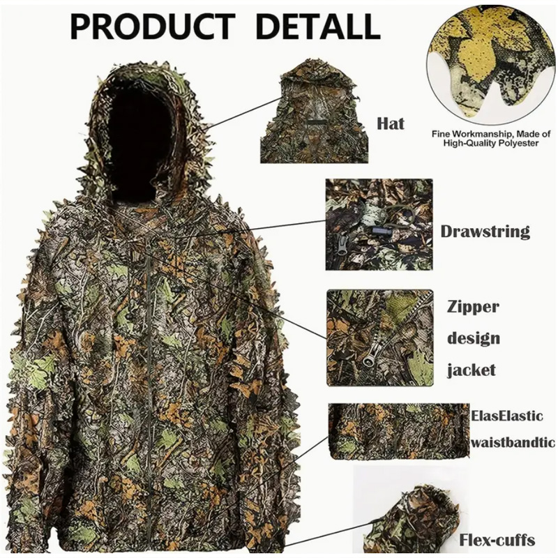 3D Leaf Camouflage Hunting Sui - Outdoor Hunting Photography 리뷰 및 가격